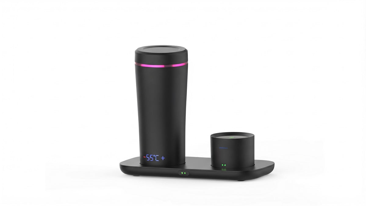 Temperature Control Electric Heating Smart Mug with Battery and Charger